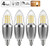 GEZEE  LED Candelabra Bulb, Non-Dimmable 100-Watt Light Bulbs Equivalent, 12W LED Candle Bulbs,Warm White 3000K Chandelier Bulbs, E12 Candelabra Base, 120V, 1200Lumens, Torpedo Shape(4 Pack)