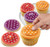 Wilton 710-2996 12 Count Polka Dot Circle Sugar Sheets, Assorted