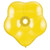 Qualatex Latex Balloons 37813-Q Geo Blossom - Citrine Yellow, 16",