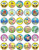 30 x Edible Cupcake Toppers  SpongeBob Party Collection of Edible Cake Decorations | Uncut Edible Prints on Wafer Sheet