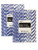 Set of 48 Blue and White Polka Dot & Striped Paper Drinking Straws Disposable Biodegradable Straws 8 (Blue & White)