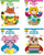 School Zone Educational and Learning Activity Workbooks, Four-Pack