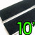 Electriduct 1" Self Adhesive Hook & Loop Sticky Back Tape Fabric Fastener - 10 Feet