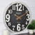 FirsTime & Co. 25693 20" Berkshire Wall Clock, Satin Black