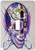 3dRose lsp_193527_1 Diamond Sugar Skull Purple Single Toggle Switch