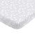 NoJo Super Soft Grey Swan Nursery Crib Fitted Sheet, Grey, Pink, White