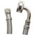 Certified Appliance Accessories Braided Stainless Steel Dishwasher Connector with Elbow, 6ft