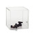 Source One Premium Clear Acrylic Display Case, Available with Additional Base (11 Inch Cube, No Base)
