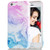 iPhone 7 Case,iPhone 8 Case Pink Blue Marble,Slim Soft Flexible TPU Marble Pattern Cover for Apple iPhone 7/8