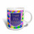 3dRose 174130_1 Balloons With Purple Banner Happy 73Rd Birthday Ceramic Mug, 11 oz, White