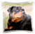 3dRose pc_4370_1 Rottweiler-Pillow Case, 16 by 16"