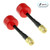 TECHTOO FPV Antenna Racing Drone Antenna 5.8G 2.3dBi Super Mini RHCP Antenna w/SMA Male Connector for RC Drone Fatshark Goggles FPV Quadcopeter Multicopter TX/RX (Red-2Pack)