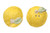 Creative Co-op Yellow Stoneware Lemon Shaped (2 Pieces) Salt & Pepper Shakers,