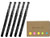 Pilot Frixion Fineliner Erasable Marker Extra Fine Point Black Color, 5-Pack, Sticky Notes Value Set