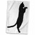 3D Rose Dancing Pretty Black Cat Towel 15" x 22" Multicolor