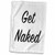 3D Rose Get Naked Hand Towel, 15" x 22"