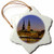 3dRose ORN_50895_1 Hamburg Germany at Nite-Snowflake Ornament, Porcelain, 3-Inch