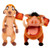 Disney The Lion King (2019) - Timon & Pumbaa - Adorable Small Plush