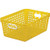 Really Good Stuff 164458YE Large Rectangle Book Basket Single Basket