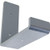 Ekena Millwork BKTM02X06X05HSHLB Steel Bracket, 2"W x 6"D x 5 1/2"H, Hammered Light Blue