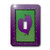 3dRose lsp_40556_1 And Frame Around A Heart Single Toggle Switch Purple/Green