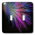 3dRose lsp_20693_2 Multi Colored Feathers On Black Double Toggle Switch