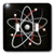 3dRose lsp_24257_2 Atom Symbol on black bacground Toggle Switch Multi-Color