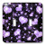 3dRose lsp_41086_2"Glitter Hearts Purple" Double Toggle Switch