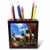 3dRose LLC Dinosaur Brachiosaurus 5-Inch Tile Pen Holder