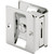Slide-Co 161887 Pocket Door Privacy Lock with Pull, Chrome Plated