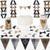 Big Dot of Happiness 30th Milestone Birthday - Dashingly Aged to Perfection - Diy Pennant Banner Decorations - Birthday Party Triangle Kit - 99 Pieces
