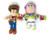 Disney Pixar Toy Story Buzz Lightyear Plush, 8 Inch Bundled with Woody Plush, 8 Inch