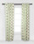Mod Dots/Stripes Green/Yellow/Choco Dots Curtain Panel