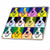 3dRose ct_6054_1 Border Collie Pop Art Ceramic Tile, 4-Inch