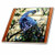 3dRose ct_25288_6 Peacock Proud-Glass Tile, 6-Inch