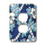 3dRose lsp_1063_6"Hibiscus Flower On Blue" 2 Plug Outlet Cover