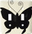 3dRose lsp_5895_2 Black Butterfly Double Toggle Switch Multicolor