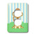 3dRose lsp_15432_6 Baby Animals Blue Monkey Outlet Cover