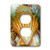 3dRose lsp_24001_6 Sea Shells Up Close 2-Plug Outlet Cover