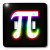 3dRose lsp_24323_2 Pi Symbol Glowing On Black Background Double Toggle Switch
