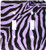 3dRose lsp_26083_2 Purple and Black Zebra Print Toggle Switch