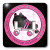 3dRose lsp_28507_2 Derby Chicks Roll with It Pink Black Roller Skate Toggle Switch