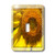3dRose lsp_37985_1"Yellow Sunflower Frame Floral- Flowers- Photography" Single Toggle Switch