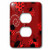 3dRose LLC lsp_61128_6 Ladybug Pattern 2 Plug Outlet Cover
