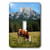 3dRose lsp_165722_1  Simmental Cow Grazing Single Toggle Switch