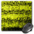 3dRose LLC 8 x 8 x 0.25 Inches Musical Interlude in Yellow Mouse Pad (mp_5883_1)