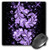 3dRose LLC 8 x 8 x 0.25 Inches Mouse Pad, Floral Glitter Swirls, Purple (mp_41092_1)
