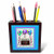 3dRose ph_20213_1 Happy Birthday 90th Chocolate Cake Tile Pen Holder, 5-Inch