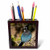 3dRose ph_84619_1 Stellers Jay Bird, Rocky Mountain NP, Colorado - NA02 RNU0799 - Rolf Nussbaumer - Tile Pen Holder, 5-Inch