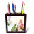 3dRose ph_110312_1 Paris Peacock with Hydrangea Flowers-Tile Pen Holder, 5-Inch